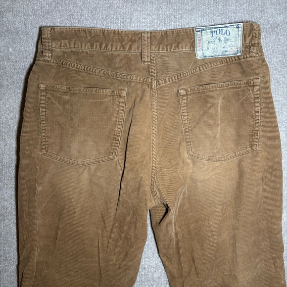 Polo Ralph Lauren Tan Corduroy Pants Men’s 36x30 Straight Fi - Picture 10 of 16